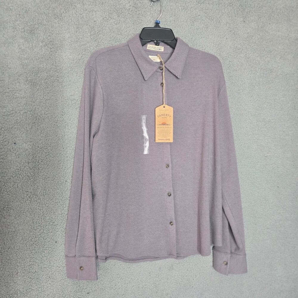 Faherty BRAND THE SUN & WAVES CO SUPERIOR CRAFTED THE LEGEND SHIRT MADE FROM